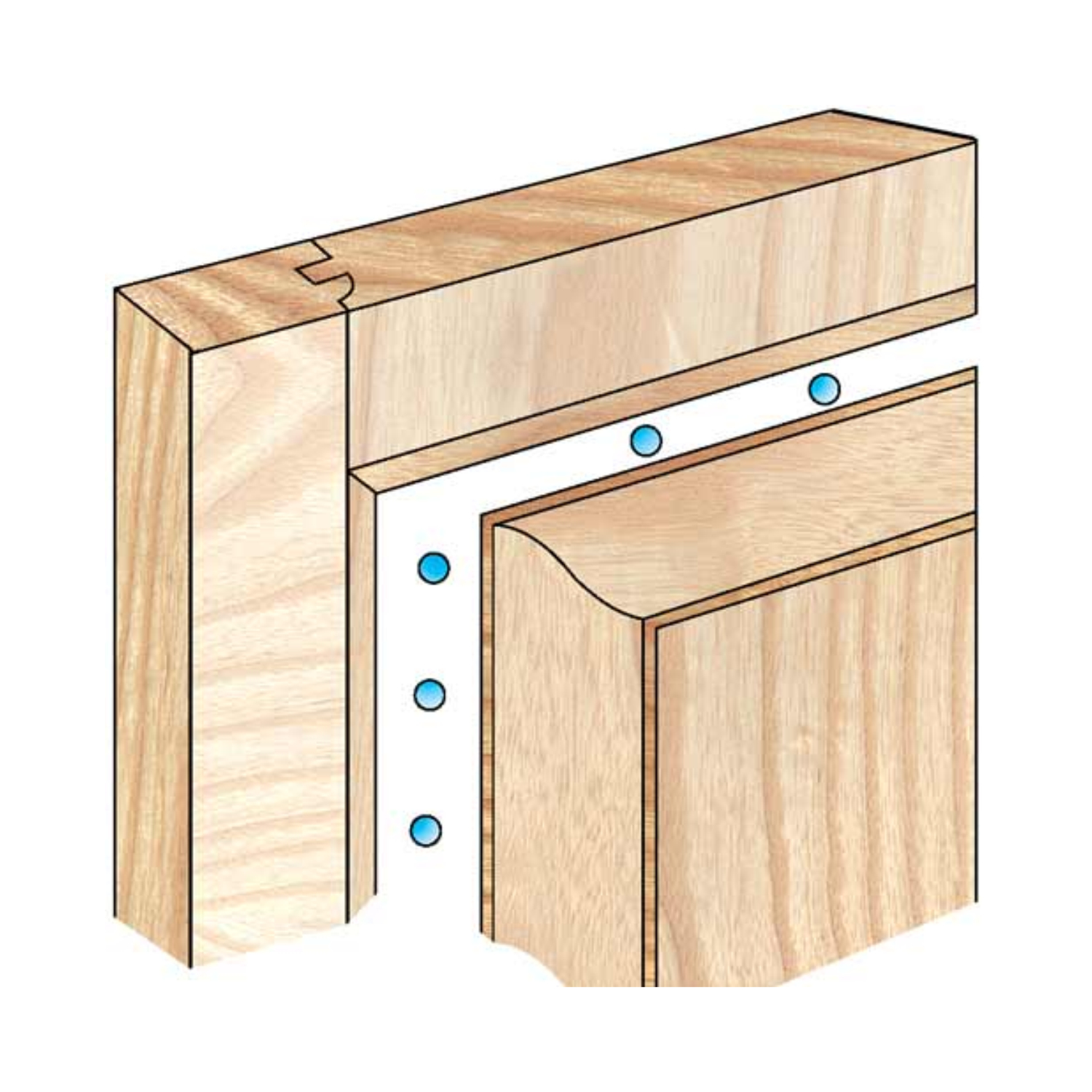 Space Balls Raised Panel Door Spacers for 1/4" Groove eBay
